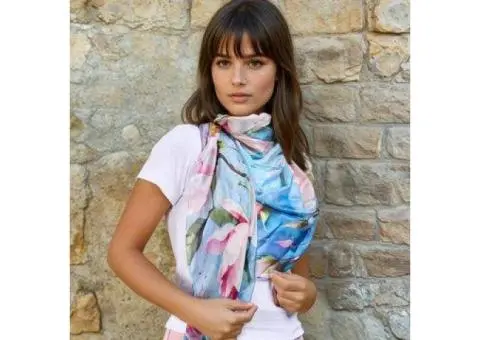 Wrap Art Around You With a Printed Scarf