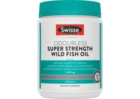 Why Choose Swisse Ultiboost Fish Oil for Health Support