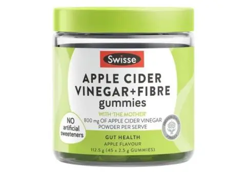 Looking for a Delicious Daily Gut Support? Try Swisse ACV + Fibre Gummies Today