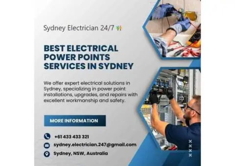 Best Electrical Power Points services in Sydney