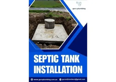 Septic Tank Installation in Port Hedland - Guru Plumbing