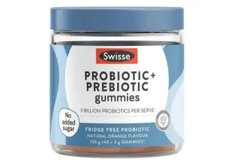 Daily Probiotic + Prebiotic Gummies for Gut Health and Digestive Support