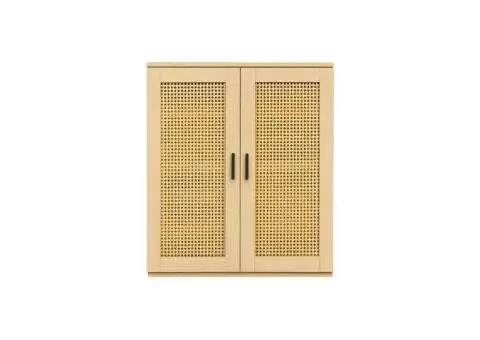 HallamsHome Wooden Shoe Cabinet for Entryway Storage