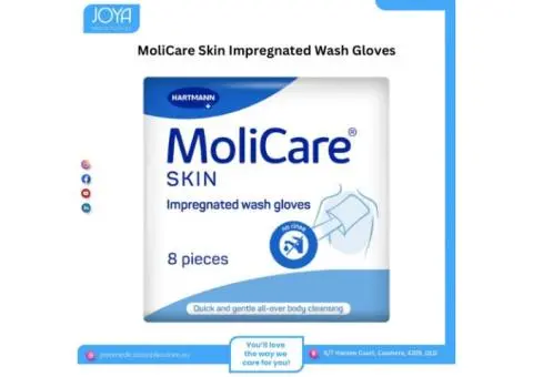 MoliCare Skin Impregnated Wash Gloves - Joya Medical Supplies