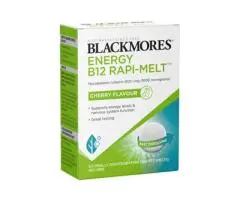 Boost Energy, Support Nerves & Stay Sharp with Blackmores B12 Rapi-Melt Tablets