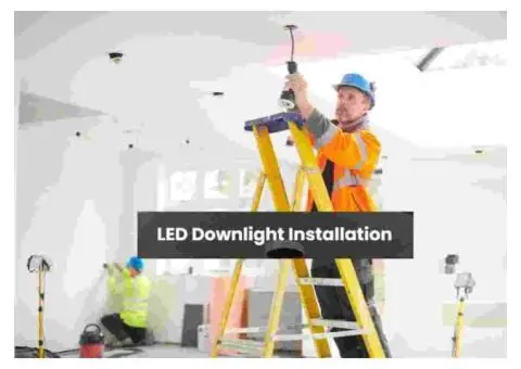 Led Downlight Installation
