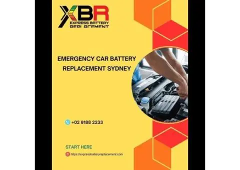 Emergency car battery replacement Sydney