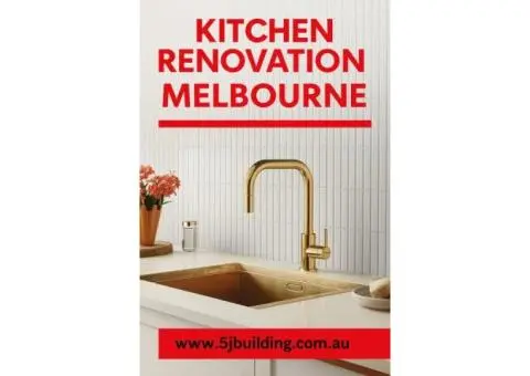Modern Kitchen Renovation Melbourne Stylish and Functional Upgrade by 5J Building AU