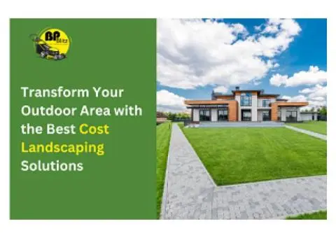 Looking for a Outdoor area with the best cost landscaping solutions