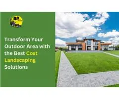 Looking for a Outdoor area with the best cost landscaping solutions