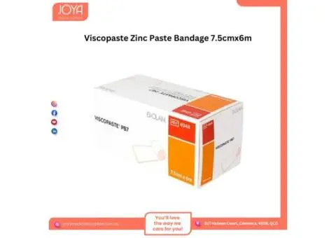 Viscopaste Zinc Paste Bandage 7.5cmx6m - Joya Medical Supplies