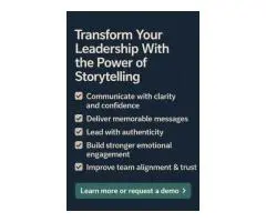 Storytelling Training for Leaders & Businesses