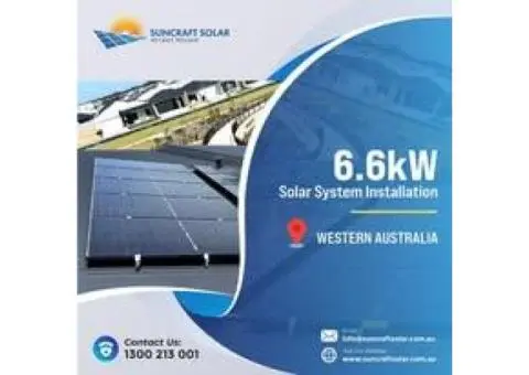 Smart 6.6kW Solar Power System Built for Daily Savings 