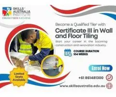 Upgrade Your Skills with Certificate 3 in Wall and Floor Tiling in Perth!
