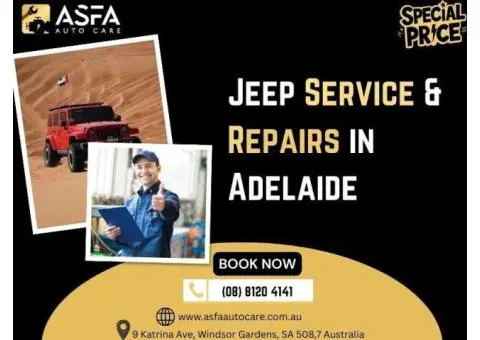 Give Your Jeep the Care It Deserves – Adelaide’s Best jeep Service