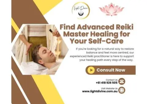 Find Advanced Reiki Master Healing for Your Self-Care