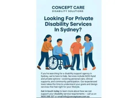 NDIS-Registered & Private Disability Care in Sydney – Concept Care Disability Solutions