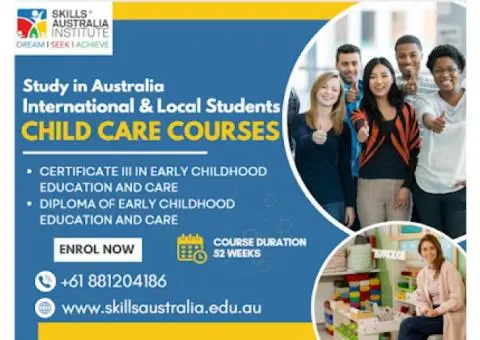 Apply for Government Funded Childcare Courses in Adelaide