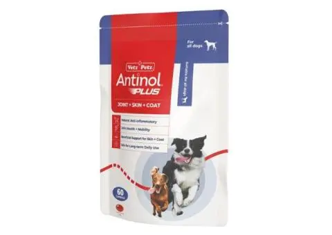 Antinol Plus — Natural Joint Mobility & Skin Support for Dogs