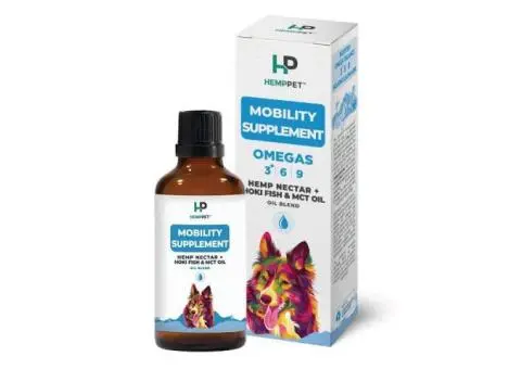 Hemppet Mobility Supplement — Hemp Nectar Oil Blend