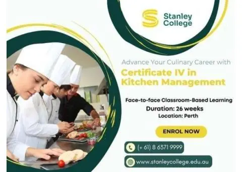Advance Your Hospitality Skills with Cert IV in Kitchen Management