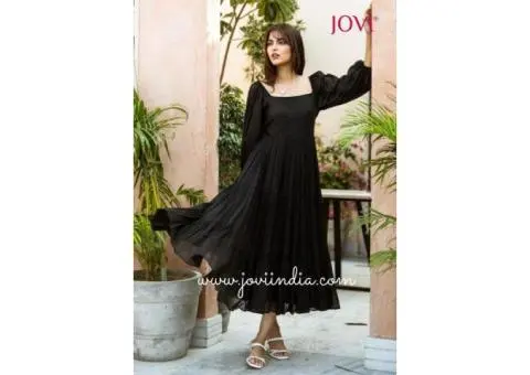 Best Long Maxi Dresses for Women Exclusive Collection at JOVI Fashion India - 1/4