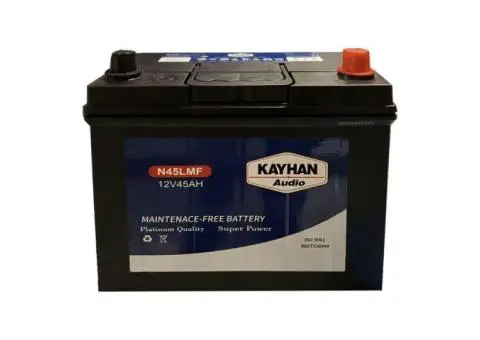 Kayhan DIN45MF Maintenance-Free Car Battery – 12V 45Ah - 3/4
