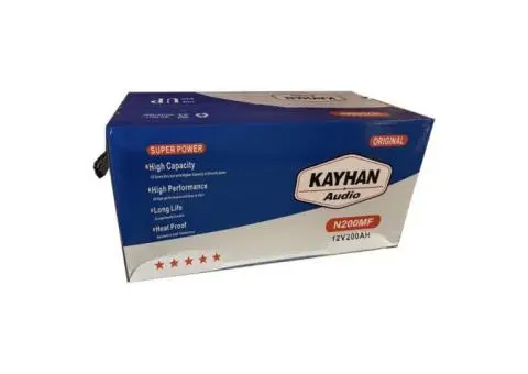 Kayhan N200MF Maintenance-Free Car Battery – 12V 200Ah - 1/4