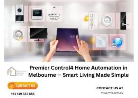 Control4 Melbourne | Smart Home Automation Experts – Melbourne Vision & Sound