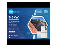 6.6kW Solar System Energy Savings Ready for Your Home