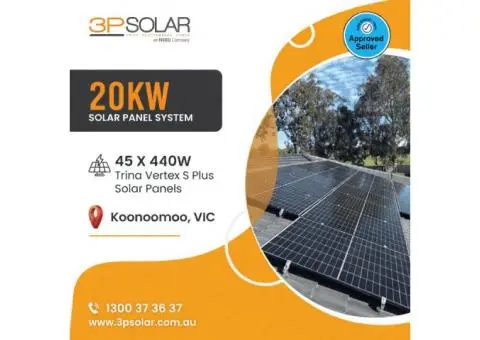 20kW Solar Power System Save Energy, Save Money