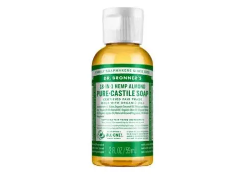 Looking for a Natural Multi-Use Cleanser? Try Dr. Bronner's Pure-Castile Liquid Soap Almond Today