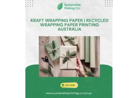 Kraft Wrapping Paper | Recycled Wrapping Paper Printing Australia