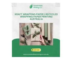 Kraft Wrapping Paper | Recycled Wrapping Paper Printing Australia