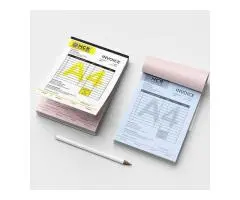 A4 NCR Carbonless Book Printing Sydney – Custom Invoice & Receipt Books