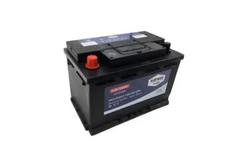 Kayhan DIN75MF Maintenance-Free Car Battery – 12V 75Ah - 1/6