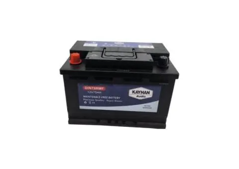 Kayhan DIN75MF Maintenance-Free Car Battery – 12V 75Ah - 2/6