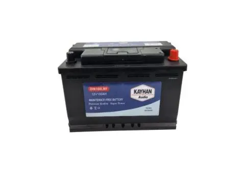 Kayhan DIN100MF Maintenance-Free Car Battery – 12V 100Ah - 2/5