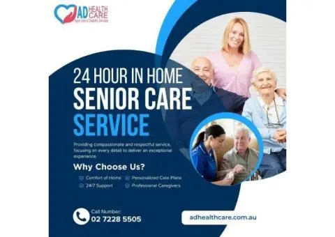 24 hour In home senior care