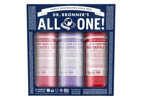 Experience a Collection of Floral Castile Soaps Made with Organic Ingredients