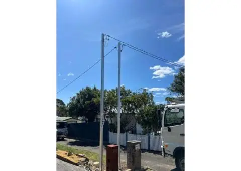 Reliable Power Pole Replacement Services – CForce Electrical