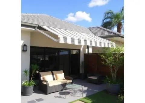 European style, Aussie tough: outdoor awnings at Clarks Blinds