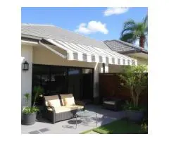 European style, Aussie tough: outdoor awnings at Clarks Blinds