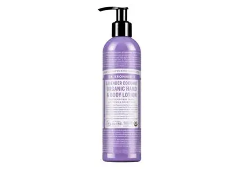 Experience Gentle, All-Day Moisture with Dr. Bronner’s Lavender Coconut Lotion
