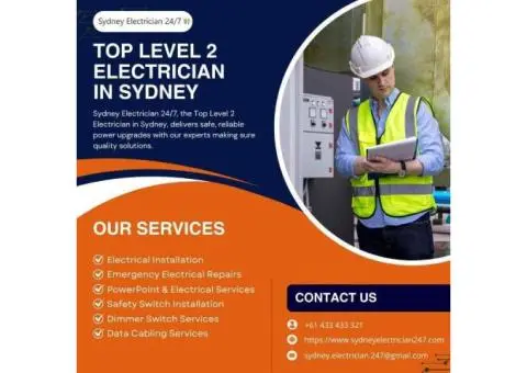 Top Level 2 Electrician in Sydney