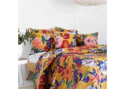 Refresh Your Bedroom with Easy-Care Cotton Quilt Covers