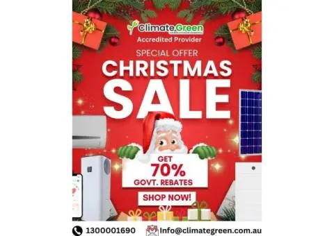 CHRISTMAS SALE – HOME ENERGY UPGRADES