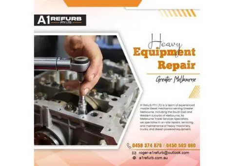 Fast and Reliable On-Site Heavy Equipment Repair You Can Trust