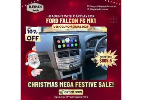 🎄 Ford Falcon FG MK1 CarPlay Head Unit – Christmas Sale On Now !