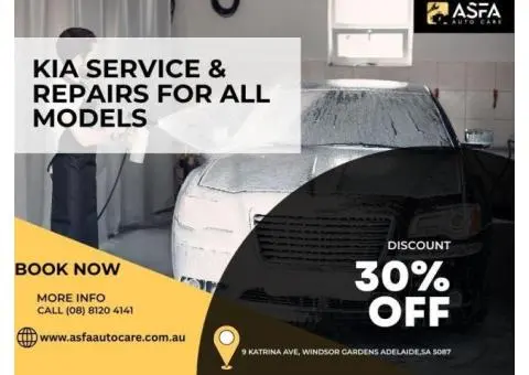 Certified KIA Service for Engine & Brake Care